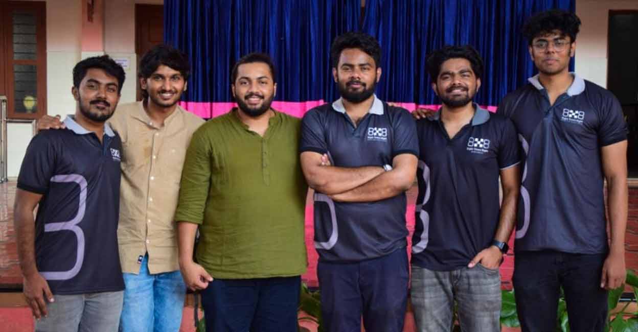 Left to Right: Athul Krishna, Adesh Joshi, Manu M, Abhijith M, Arijith M, Chandar Raju. Photo: Special arrangement