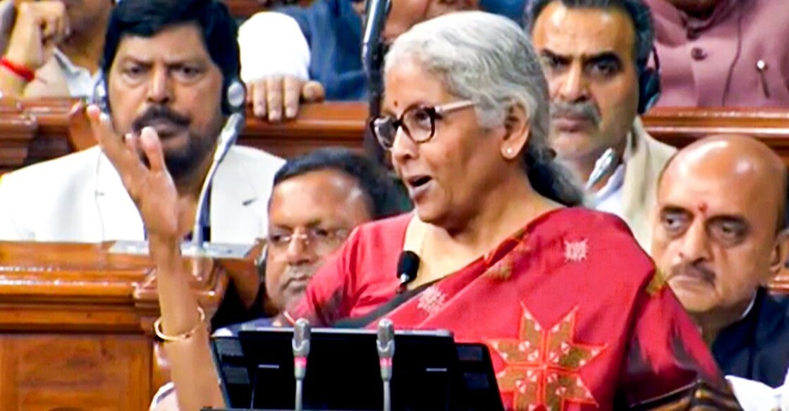 Union Finance Minister Nirmala Sitharaman presents the Union Budget 2023-24 in the Lok Sabha, in New Delhi, Wednesday, February 1, 2023. Photo: PTI