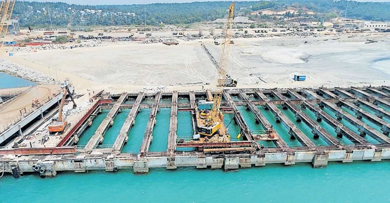 Vizhinjam Port breakwater: Kerala hands over Rs 100 cr to Adani Group