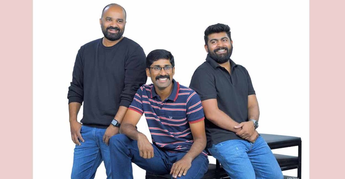 L-R: Rahul Balachandran, Amith Raman and Harikrishnan C A. Photo: Special arrangement