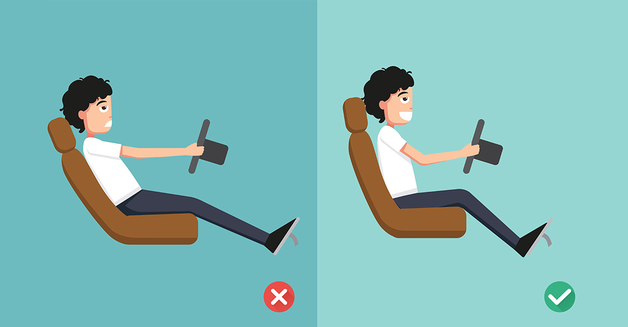 In modern cars, the height of the seat and the distance from the steering wheel can be adjusted. Photo: Shutterstock/jehsomwang 