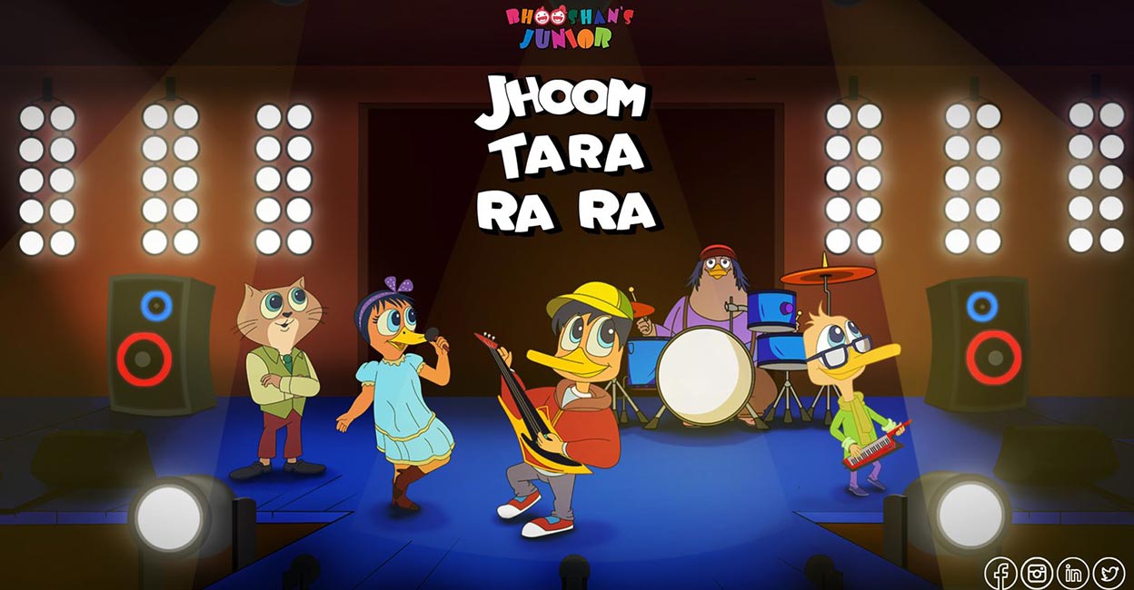 The company has launched a musical entertainment journey titled Jhoom Tara Ra Ra which comes in cartoons, comics and gaming genres. Photo: Special arrangement 