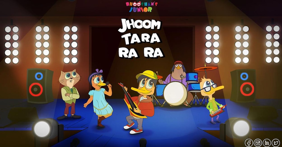 The company has launched a musical entertainment journey titled Jhoom Tara Ra Ra which comes in cartoons, comics and gaming genres. Photo: Special arrangement 