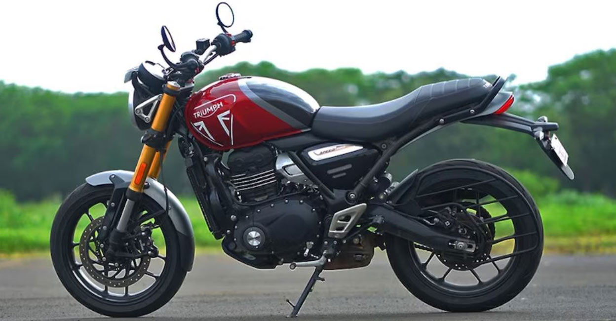 The Speed 400 sits in Triumph's modern classic lineup. Photo: Manorama Online