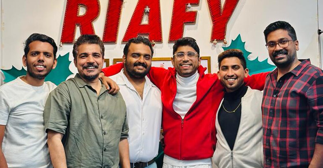 Co-founders of Riafy at their office at Kerala Startup Mission office in Kalamassery, Kochi. Photo: Special arrangement