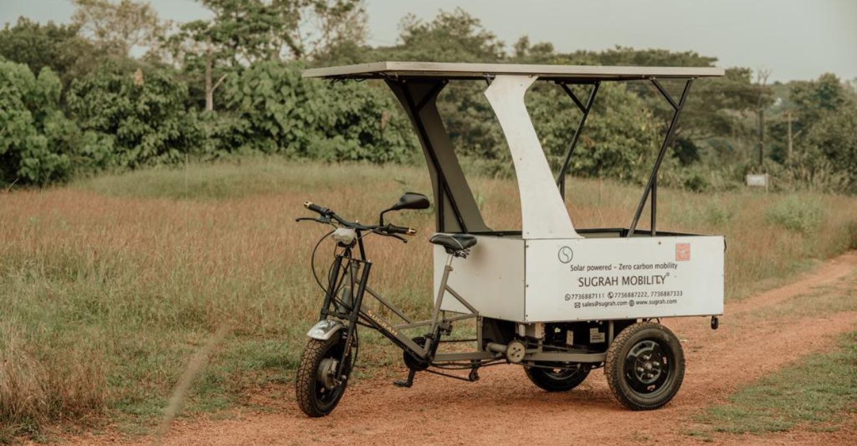 sugrah-mobility-2 The Sugrah trike can be used by for goods transport, street sales, intra-warehouse movements, garbage collection and advertising. Photo: Special Arrangement