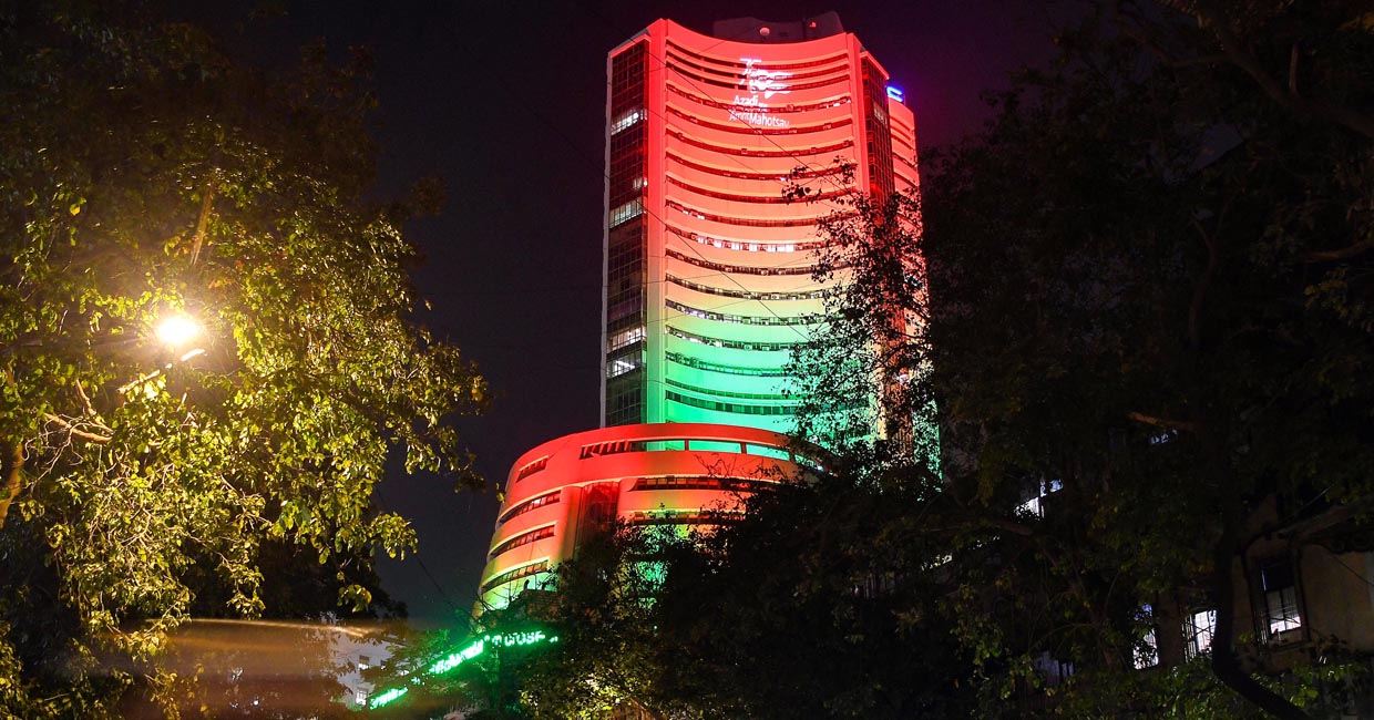 FILE-  BSE, Bombay Stock Exchange building 