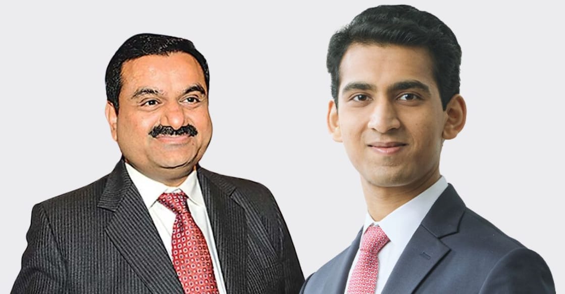 Sagar Adani and Gautam Adani