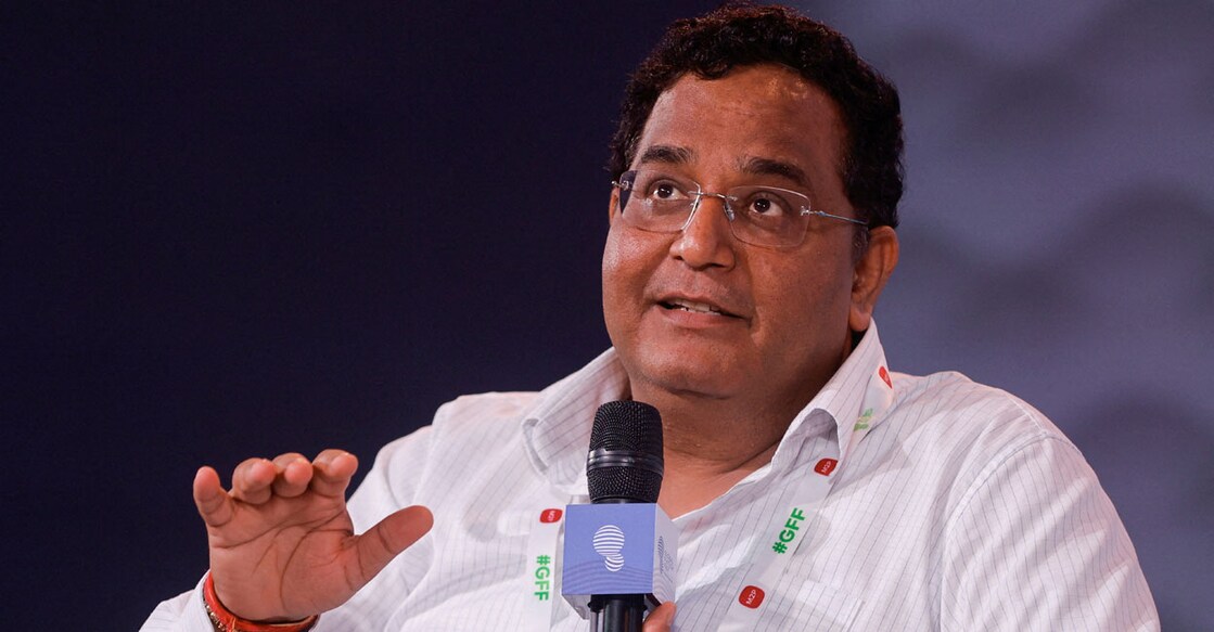 Paytm founder and CEO Vijay Shekhar Sharma speaks at the Global Fintech Fest in Mumbai, India, September 5, 2023. File photo: Reuters/Francis Mascarenhas