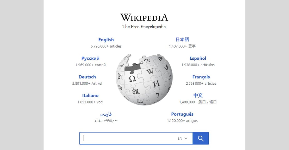Kiwix, an open-source application, simplifies offline downloads of Wikipedia and other open compendiums. Screenshot: Wikipedia.com 