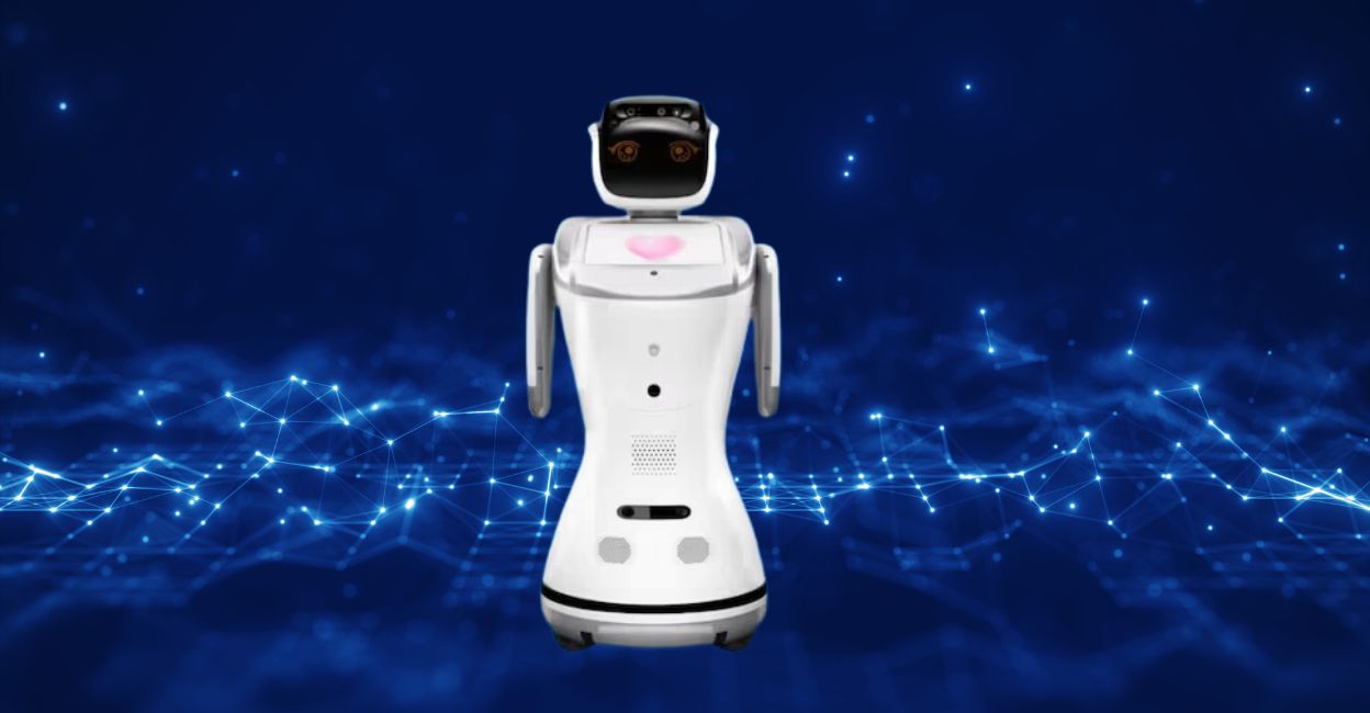 Sanbot, the smart robot to receive visitors at RoboVerse VR