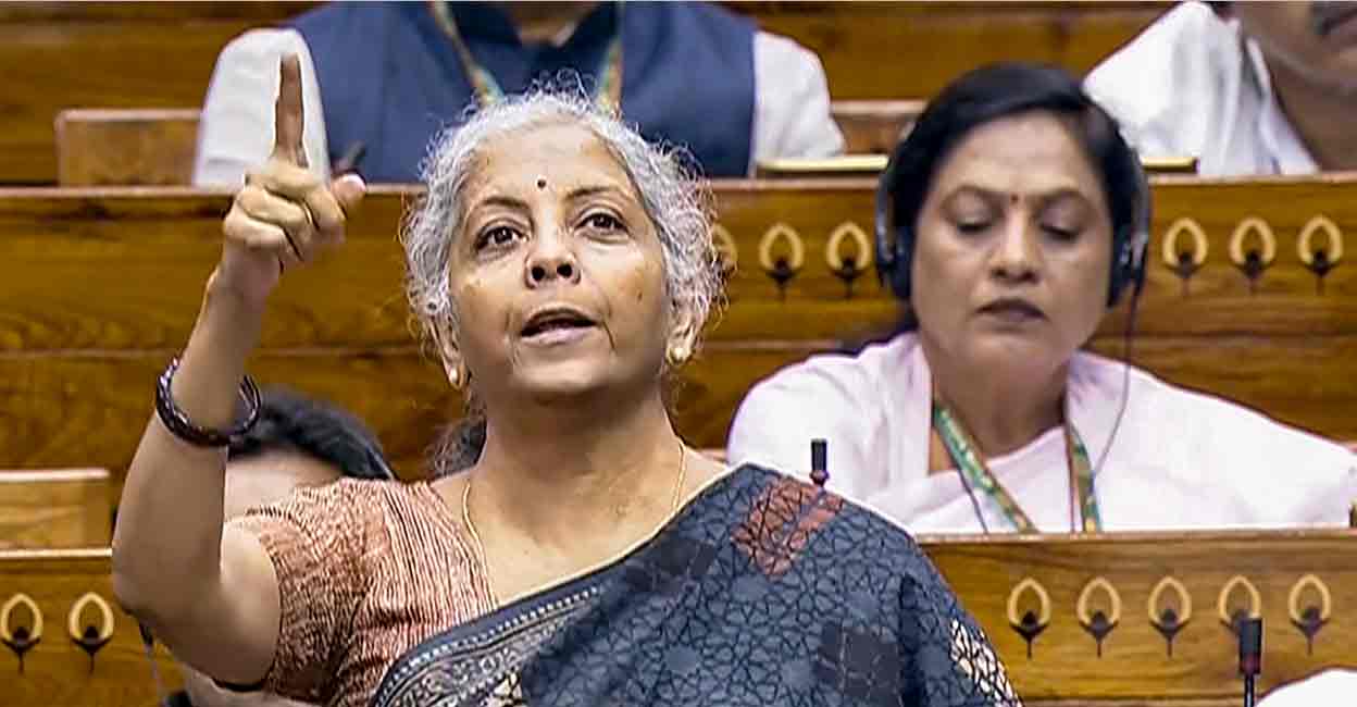 Finance Minister Nirmala Sitharaman. Photo: PTI