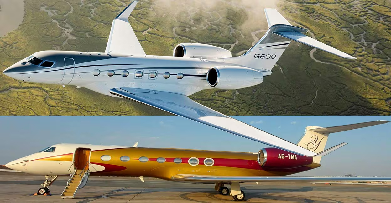 Gulfstream G600, Gulfstream G550. Photo: Stantonaviation, Gulfstream