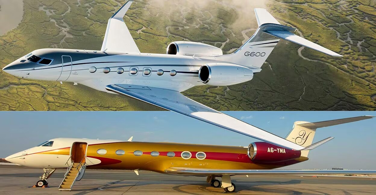 Gulfstream G600, Gulfstream G550. Photo: Stantonaviation, Gulfstream