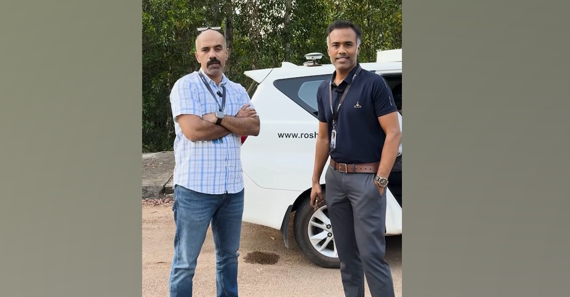 roshai Roshy John (left) and Rajaram Moorthy. Photo: Special Arrangement
