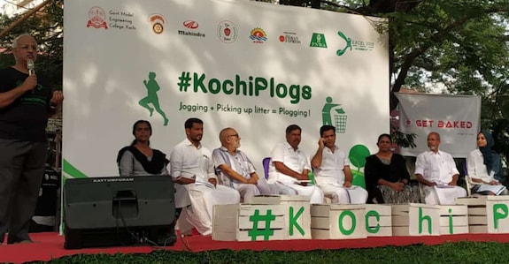 Engg students hold plogging in Kochi Engg students hold plogging in Kochi