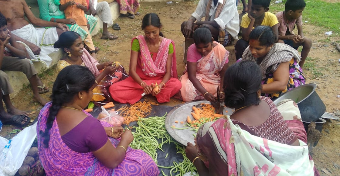 One day at Gaja relief camp