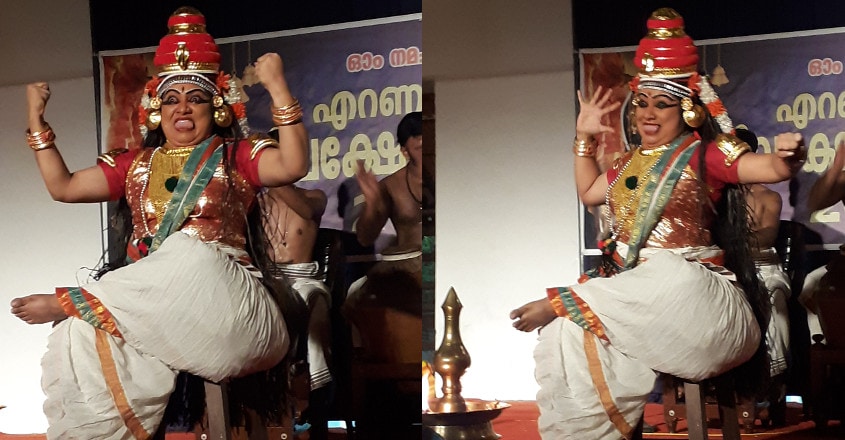 Nangyar Koothu performance enthrals audience Nangyar Koothu performance enthrals audience