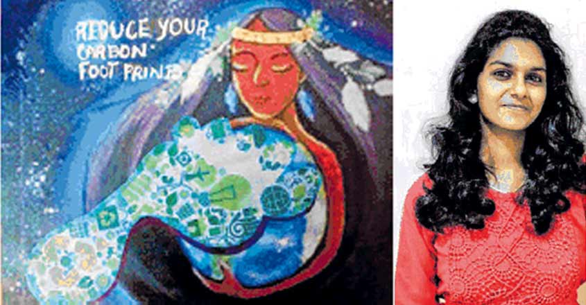 Nimi, budding engineer, writes and paints for saving nature