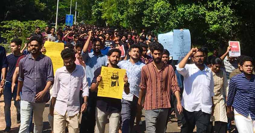 Down with CAA, shouts students across campuses Down with CAA, shouts students across campuses