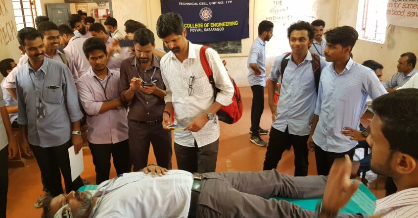Blood donation camp at LBS, Kasaragod Blood donation camp at LBS, Kasaragod