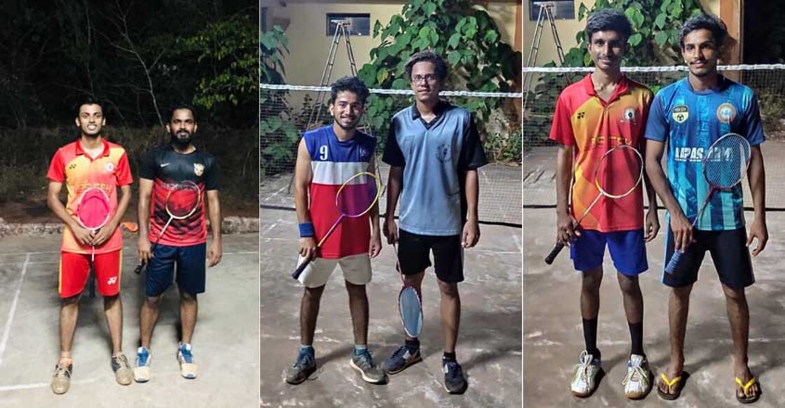 Rafeek-Lasheen win LBS badminton doubles  