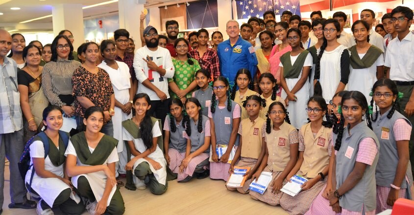 US astronaut urges Indian students to pursue their dreams US astronaut urges Indian students to pursue their dreams