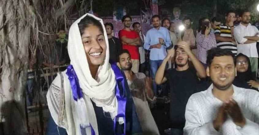 Why JNU's Afreen Fatima can't be cowed down by Left or Right Why JNU's Afreen Fatima can't be cowed down by Left or Right