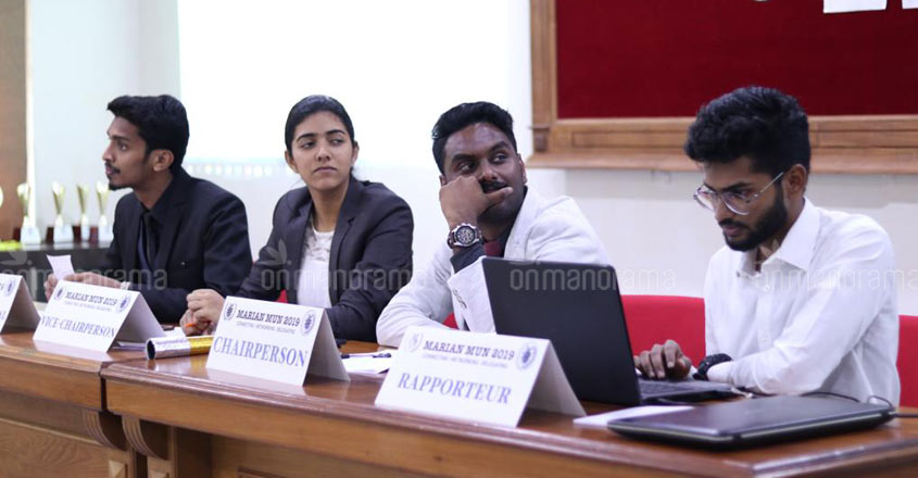 Marian College gets a glimpse of UN General Assembly with mock conference Marian College gets a glimpse of UN General Assembly with mock conference