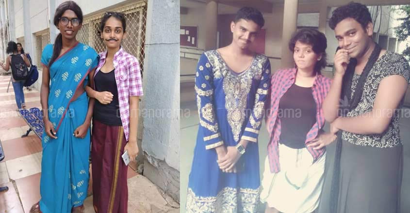 Men in salwars, women in lungis! EFLU does it again to break mores Men in salwars, women in lungis! EFLU does it again to break mores