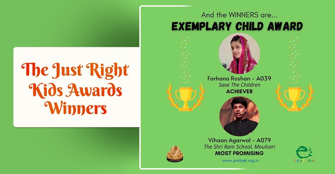 The Just Rights Kids Award winners The Just Rights Kids Award winners