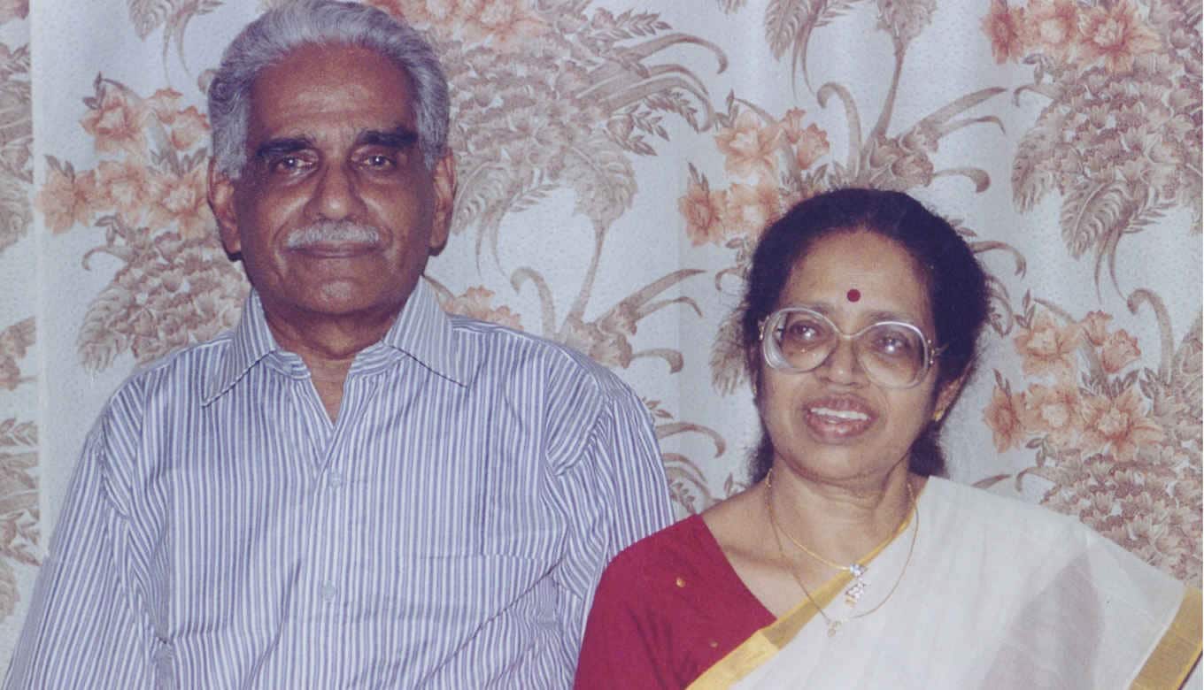 Omana and her husband Moscow Gopalakrishnan