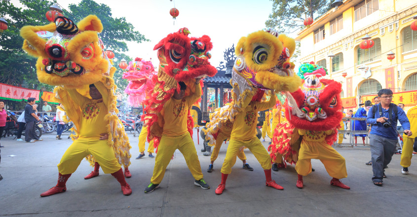 Vietnamese Lunar New Year Dragon Dance