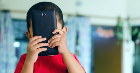 Block the screen, for your child's sake