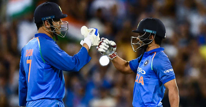 Dhoni and Jadhav Dhoni and Jadhav