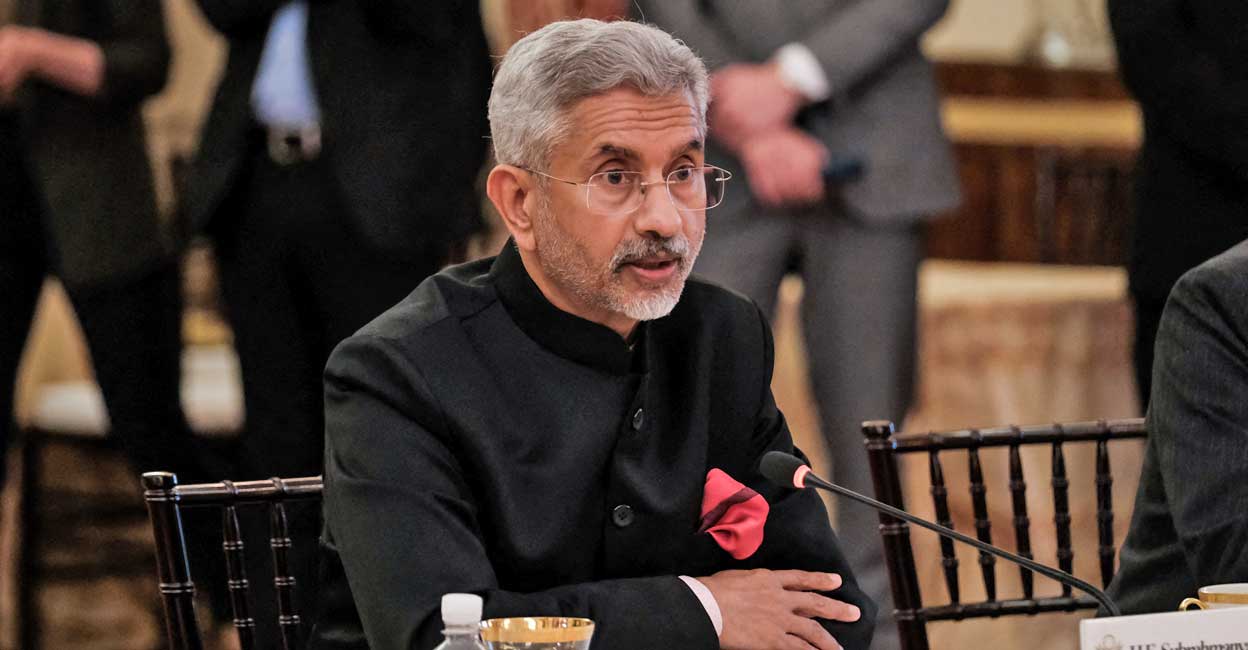 India's External Affairs Minister Subrahmanyam Jaishankar. Photo: Michael A. McCoy/Pool/Reuters