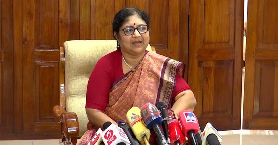 R Bindu | Video Grab: Manorama News R Bindu | Video Grab: Manorama News