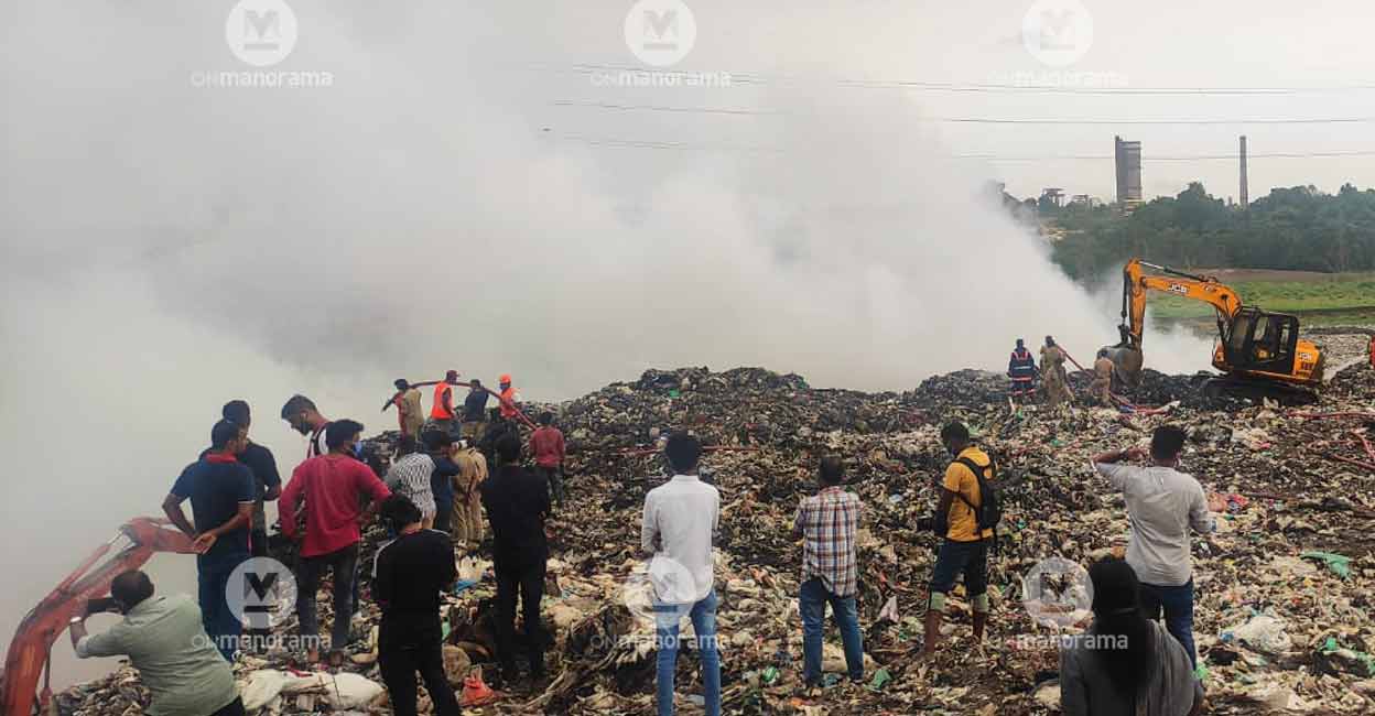 Again, fire in Brahampuram waste dump yard