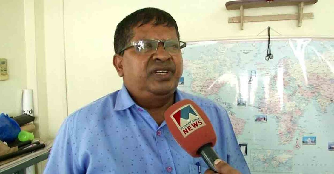 Xavier, PM death threat accused Kochi native Xavier held for issuing death threat to PM Modi. Photo: Screengrab/Manorama News