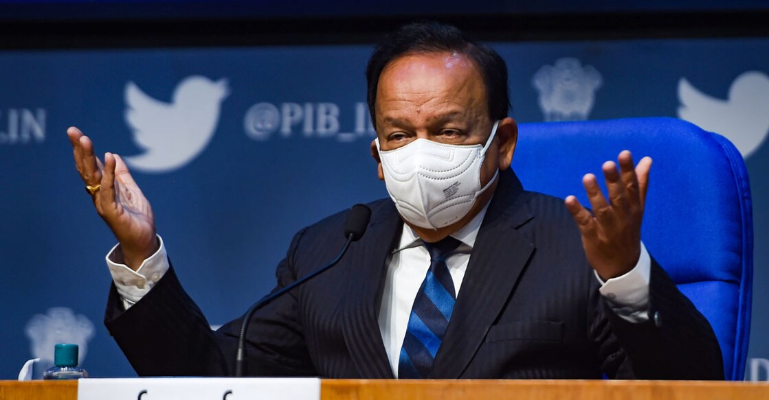 Health Minister Harsh Vardhan