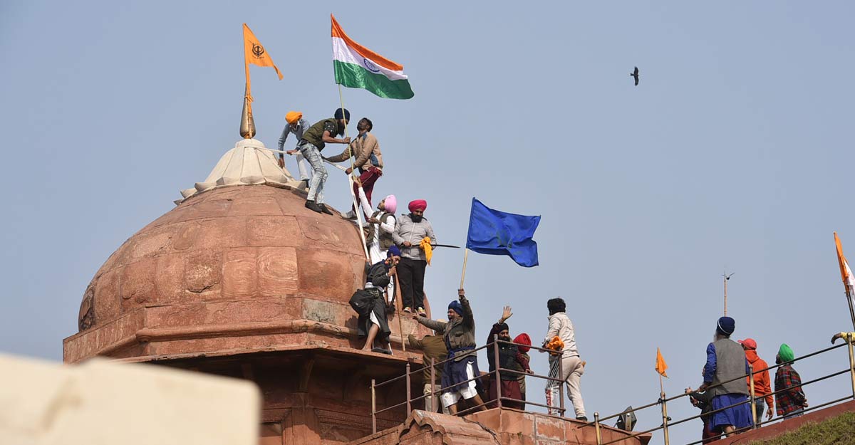 Delhi Police registers 22 FIRs in tractor parade violence Delhi Police registers 22 FIRs in tractor parade violence