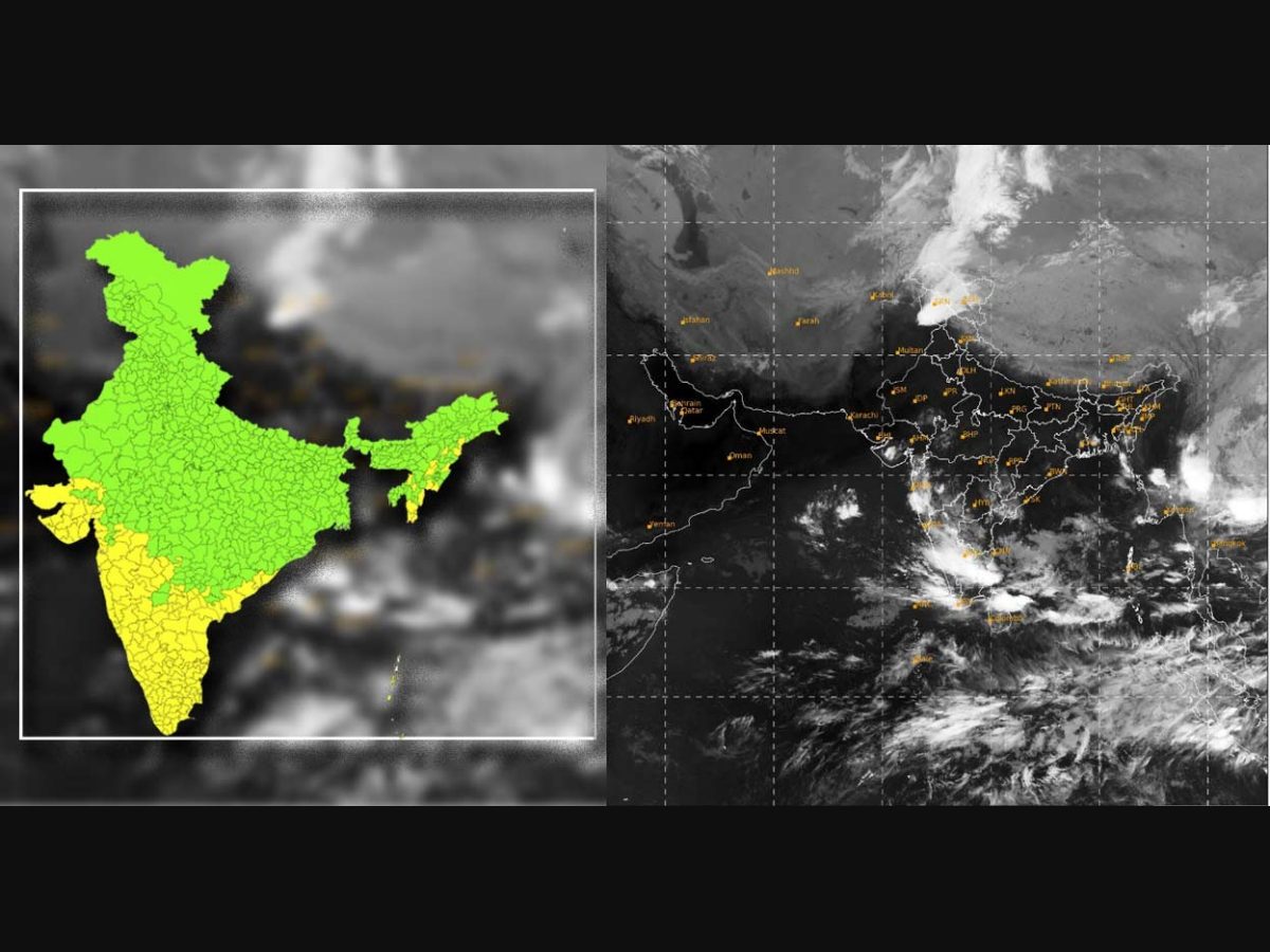 Rain In Chennai Satellite Map Cyclonic Circulations To Bring Heavy Rainfall In Parts Of India Over Next 2  Days