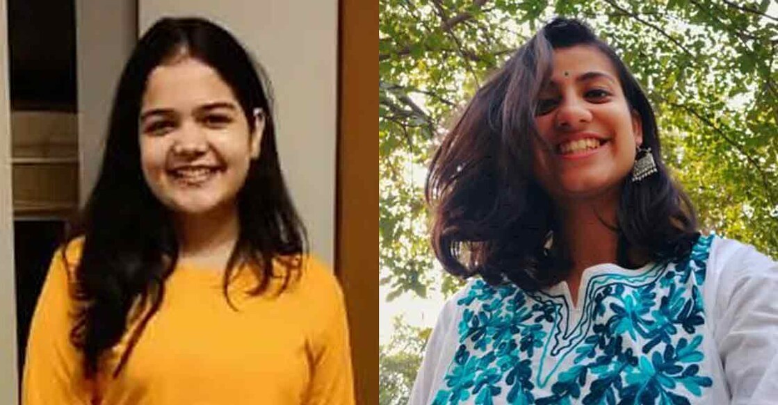 Samriddhi Sakunia and Swarna Jha. Photo credits: Twitter @Samriddhi0809, @Jha_Swarnaa