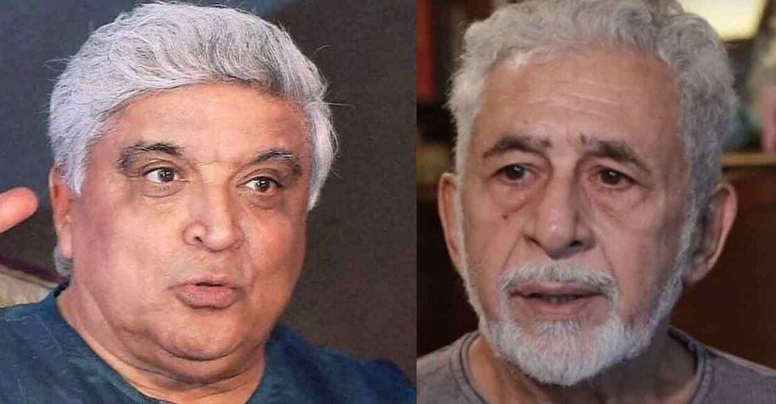 Javed Akhtar and Naseeruddin Shah. File photos: PTI