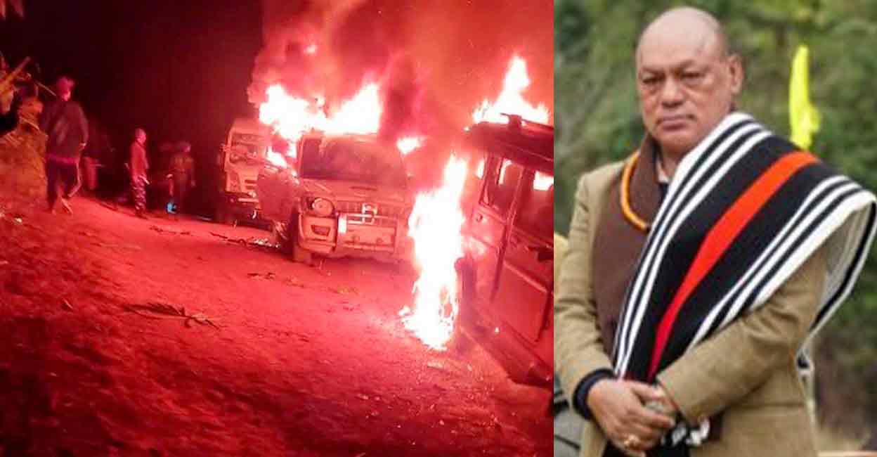 Last week, 14 civilians were killed by security forces in Nagaland's Mon district. Nagaland minister V Kashiho Sangtam (right).