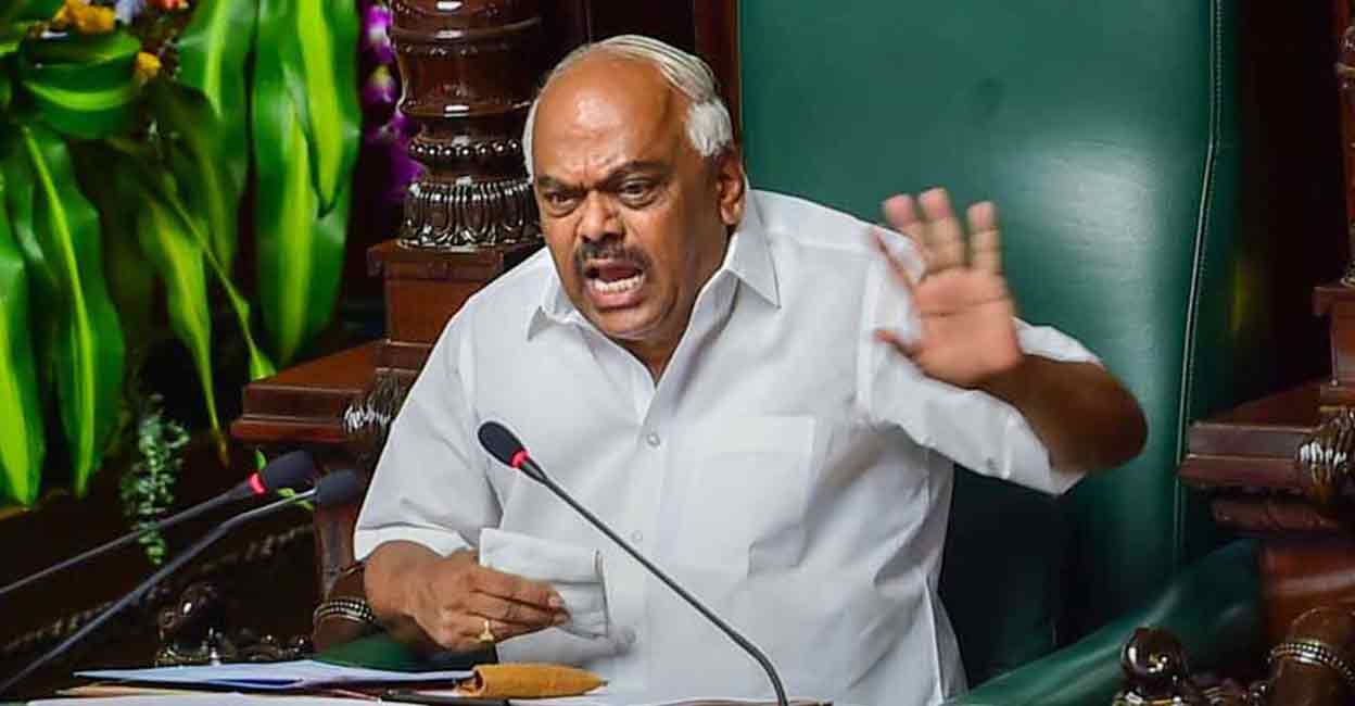 Karnataka Congress MLA K R Ramesh Kumar. File photo: PTI