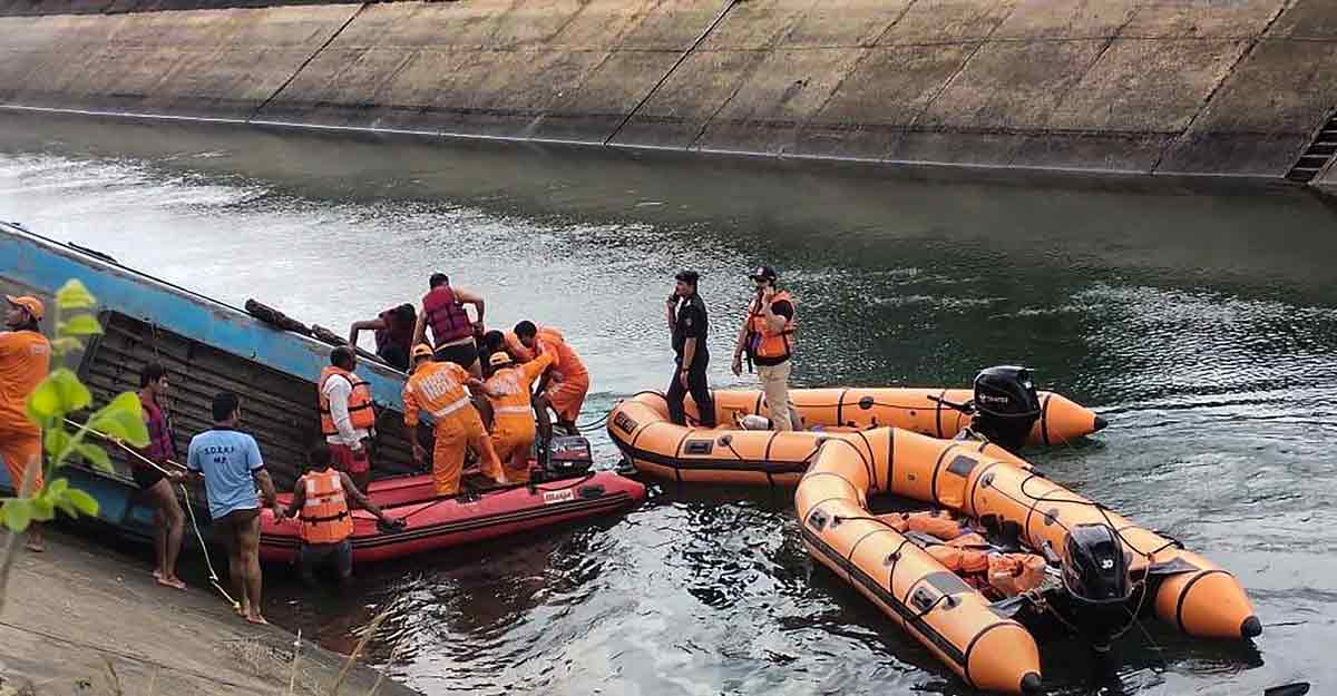 37 dead as bus falls into canal in Madhya Pradesh | India News ...