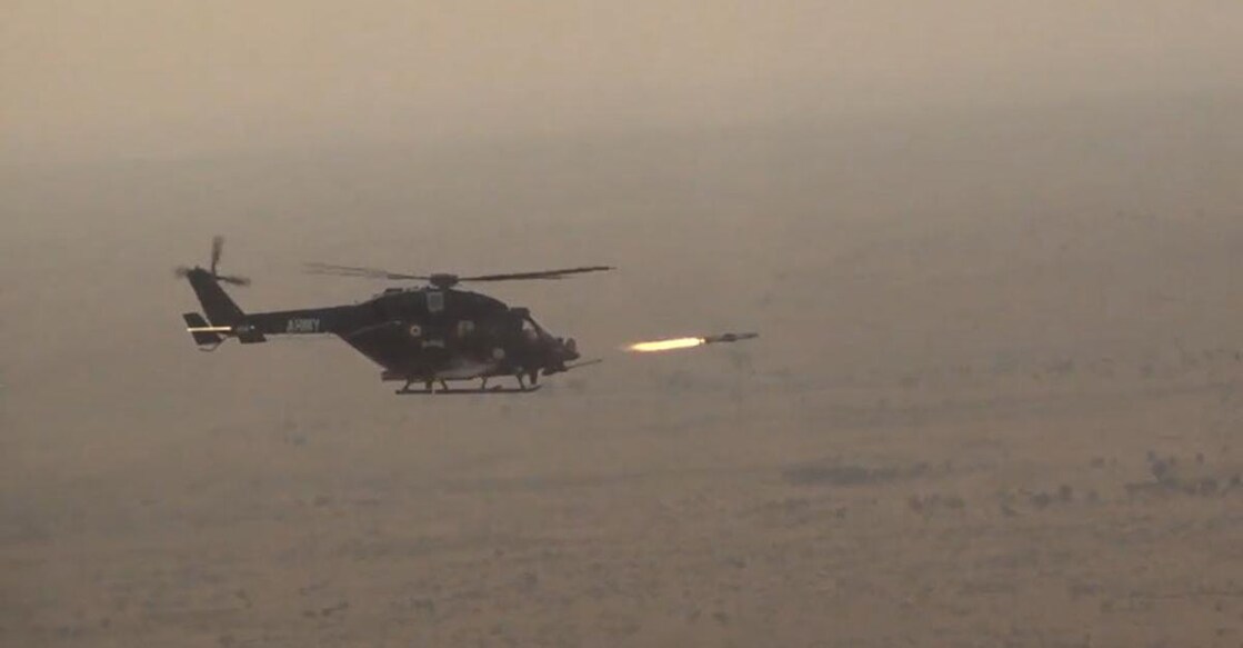 India successfully test fires Helina, Dhruvastra anti-tank guided missiles India successfully test fires Helina, Dhruvastra anti-tank guided missiles