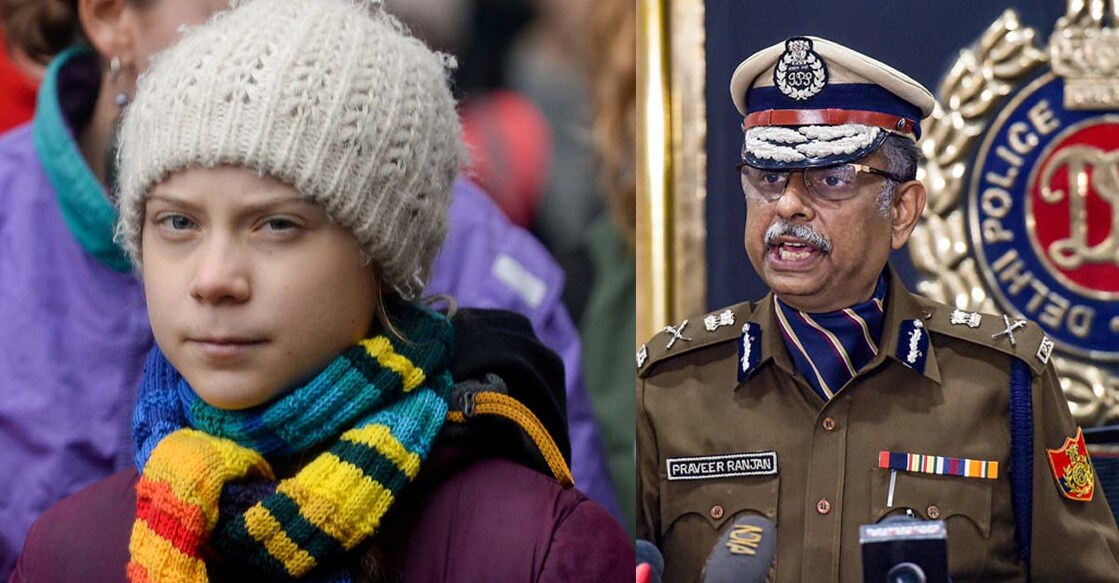 Greta Thunberg (Photo: Reuters), Praveer Ranjan, Special Commissioner of Police, Delhi Police (Photo:PTI).