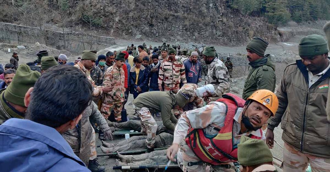 Uttarakhand glacier burst rescue ops